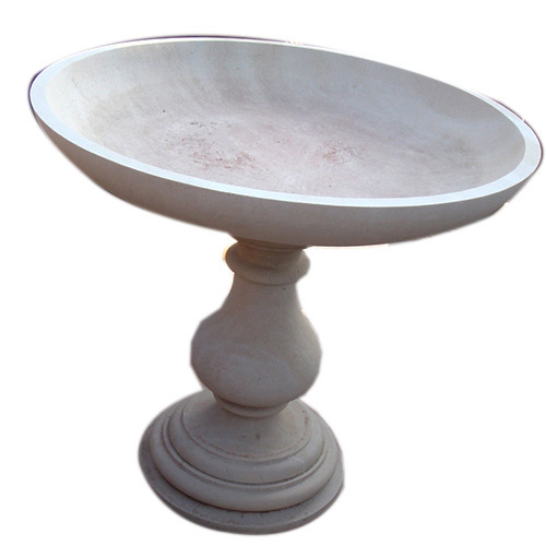 Bowl Non Polished Stone Bird Bath, for Garden Use, Feature : Durable, High Quality