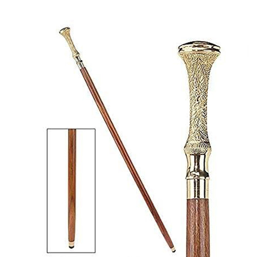 Natural Wood Antique Walking Stick, Length : 4feet