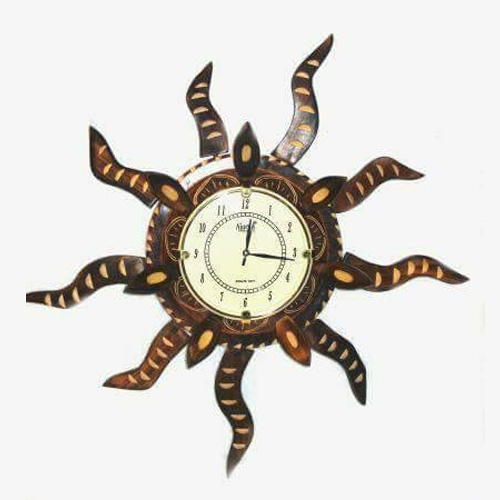 Wooden Antique Wall Clock, Display Type : Analog