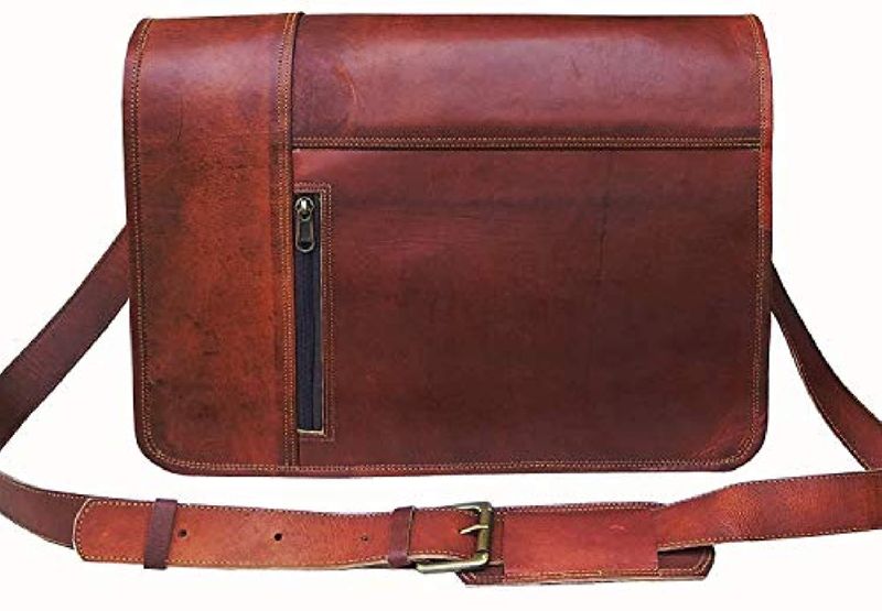 Indiana Zipper Full Flap Satchel Messenger bag