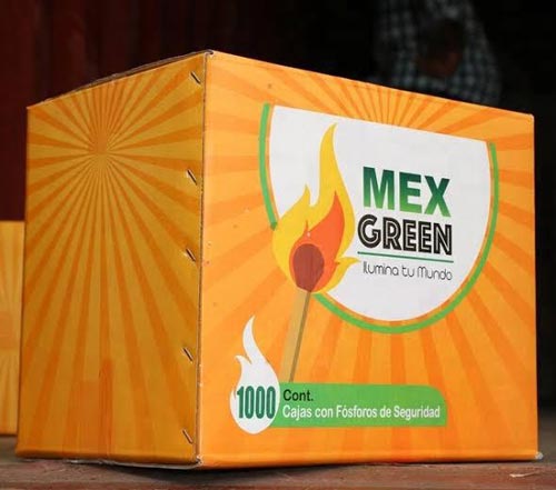 Mex Green Safety Matches