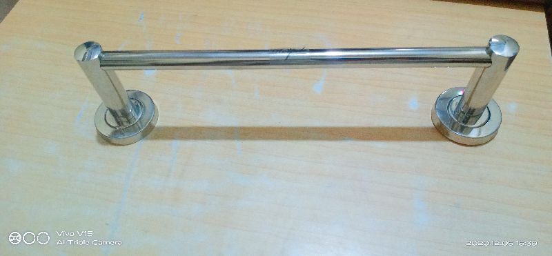 Royale Rectangle Polished Stainless Steel Conceal Towel Rod, for Bathroom, Size : Standard