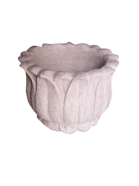 FRP Lotus Planter, for Outdoor Use Indoor Use, Pattern : Plain