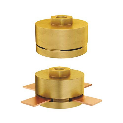Round Brass Screw Down Test Clamp, for Industrial Use, Feature : Proper Finish, Sturdiness