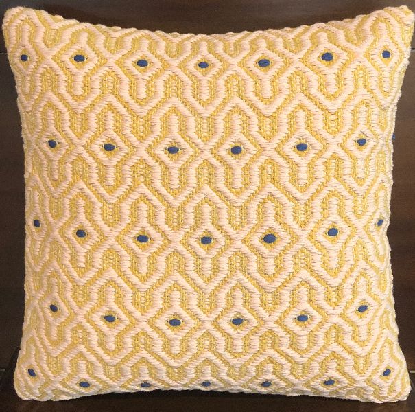 Contour Handwoven Cotton Cushion Cover