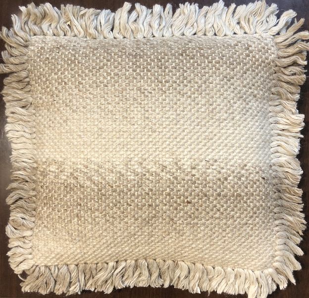 Shor Handwoven Wool and Polyester Cushion Cover