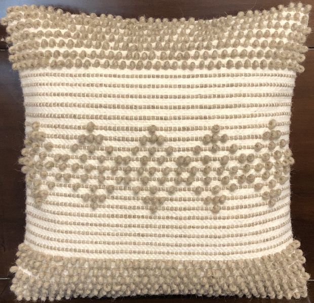 Available in many different colors Tranquil Handwoven Wool Cushion Cover