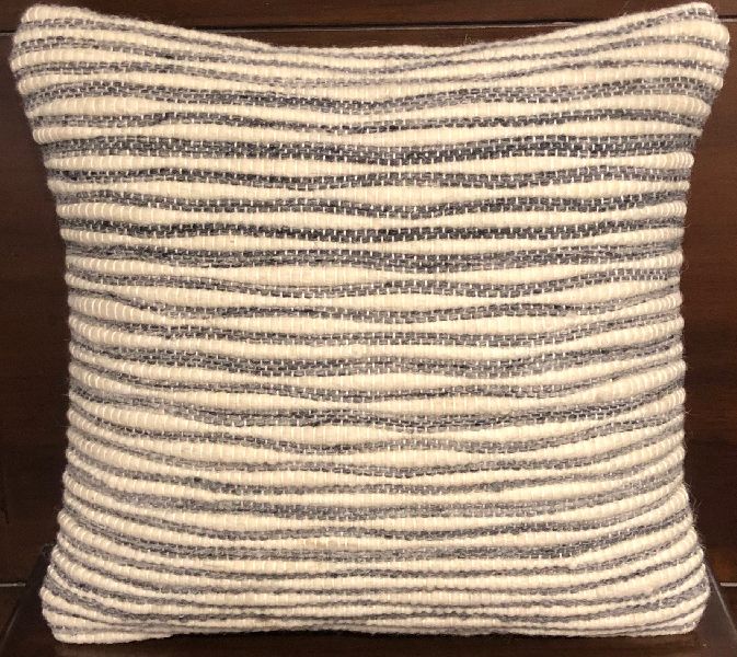 Weaves Handwoven Wool and Polyester Cushion Cover