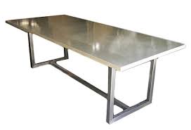 Stainless Steel Ss Dining Table, for Cafe, Garden, Home, Hotel, Restaurant, Feature : Eco-Friendly