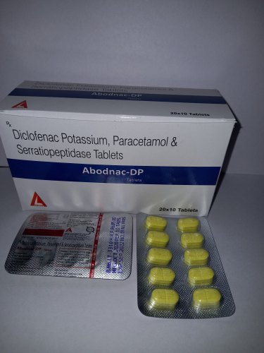 Diclofenac Potassium Paracetamol with Serriatiopeptidase Tablets