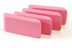 Rubber Pencil Erasers, for School Use, Students Use, Packaging Type : Paper Wrappers Plastic Packets