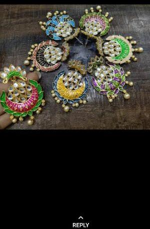 Meenakari Jewellery, Design : Handwork