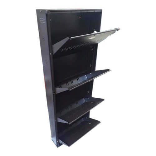 Iron Shoe Rack, For Home, Color : Brown