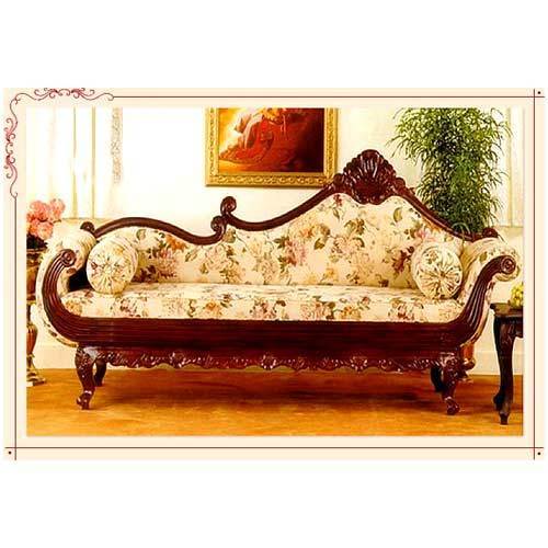 Rectangular Wooden Sofa Set For Home
