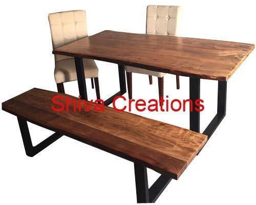 Shiva Creations Polished wooden furniture, for Restaurant, Home, Hotel
