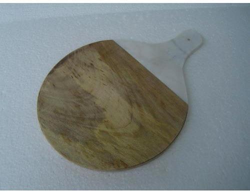 Polished wooden chopping board