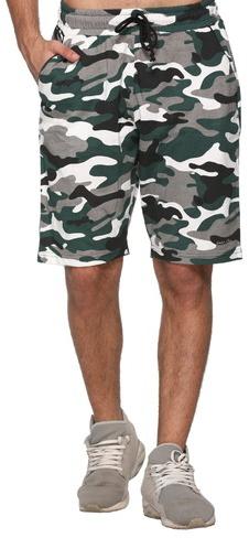 Cotton Terry Casual Man Shorts, Pattern : Printed