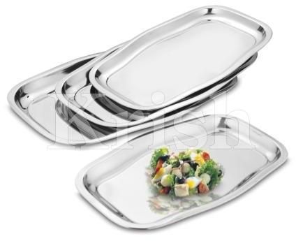 Plain Steel AK4 Tray, For Serving