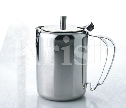 Round Steel Polished Brinox Milk Jug, for Coffee, Tea, Style : Antique