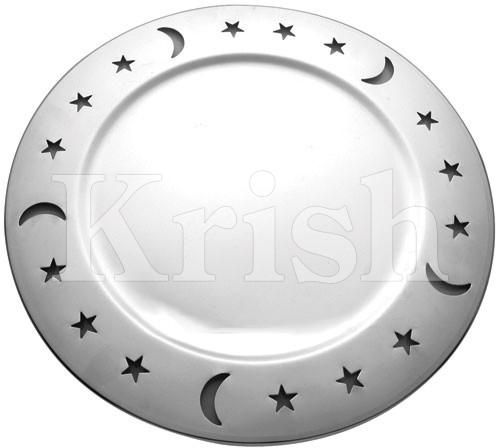 Charger Plate with Moonstar Holes