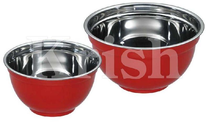 Stainless Steel Colored German Mixing Bowl, for Home, Feature : Attractive Design, Buffet Specials