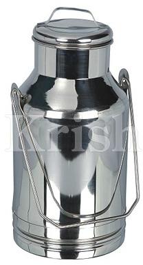 Polished Stainless Steel Dairy Milk Can, Feature : Durable, Fine Finishing, Rust Resistant, Shiny Look