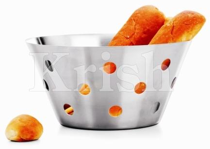 Deep Bread Basket With Round Cutting