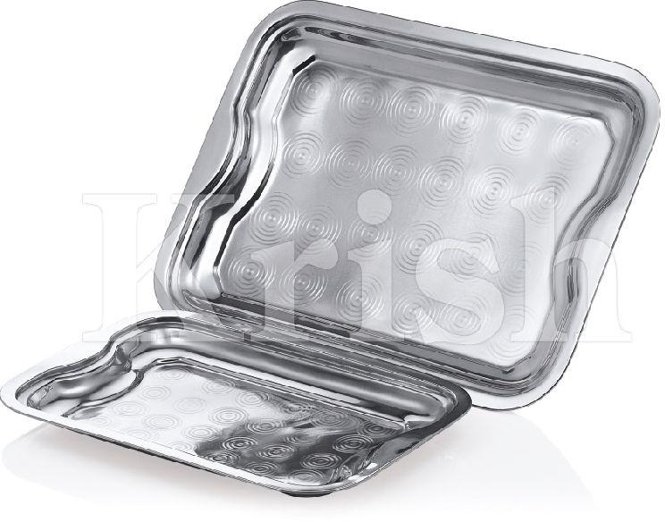 Steel Dollar Tray, for Serving