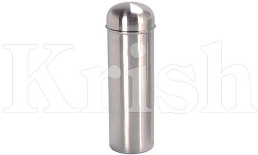Polished Stainless Steel Dome Cover Pasta Canister, for Packaging Use, Storage Use, Pattern : Plain