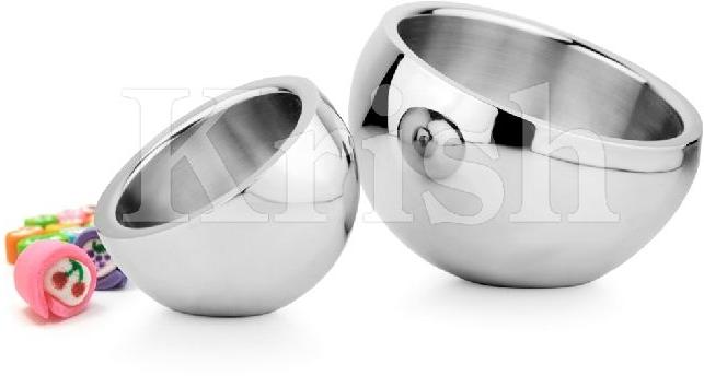 Coated Stainless Steel Dw Angular Candy Bowl, Feature : Attractive Design, Buffet Specials, Durable