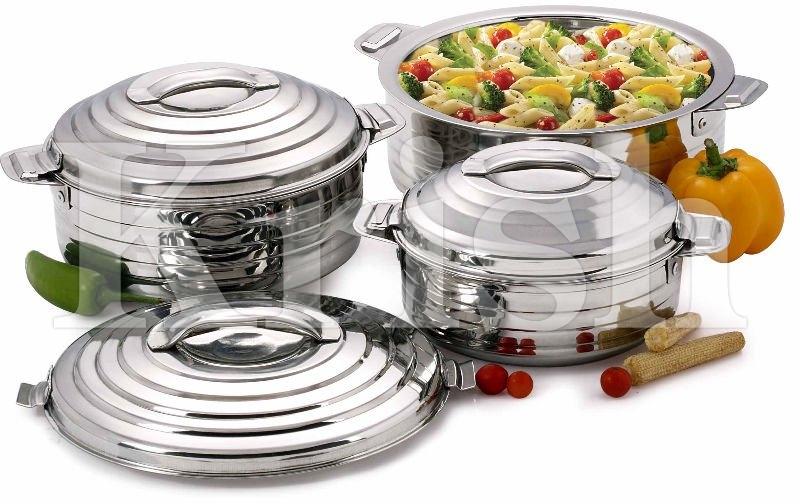 Coated Stainless Steel Fortuner Hot Pot, for Food Containing, Feature : Corrosion Proof, Durability