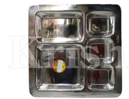 Plain Steel Hostel Tray, For Serving
