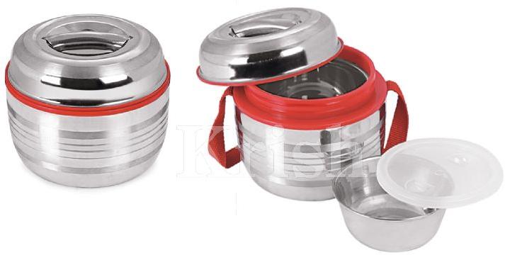 Steel Insulated Twin Pack- Deluxe, for Food, Feature : Antibacterial, Good Strength, Long Life, Non Breakable