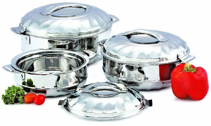 Coated Stainless Steel Maximums Hot Pot, for Food Containing, Feature : Corrosion Proof, Durability