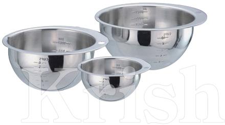 Coated Stainless Steel Measuring Bowl, Feature : Attractive Design, Buffet Specials, Durable, Eco-friendly