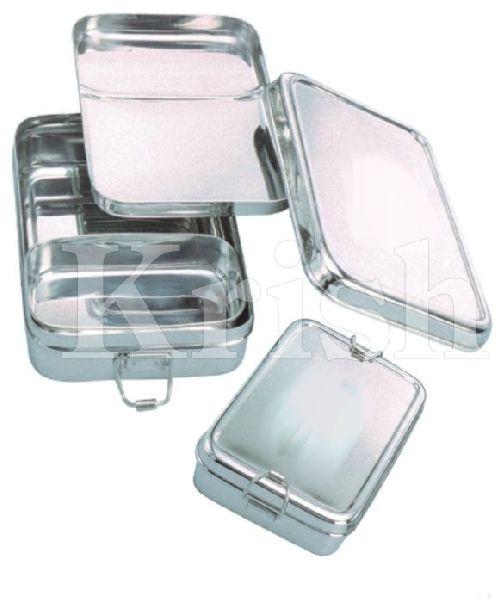 Rectangular Steel official Single Lunch Box, for Packing Food, Size : Multisize