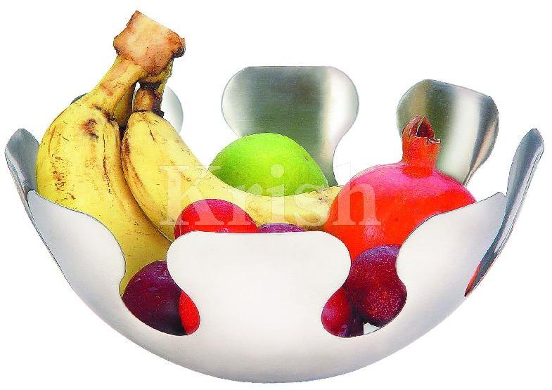 Stainless Steel Paradise Fruit Bowl, Features : Attractive Design, Buffet Specials, Durable, Eco-friendly