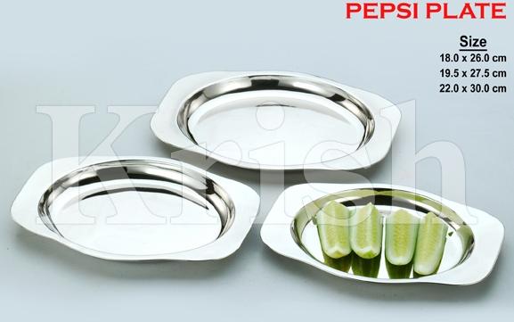 Stainless Steel Pepsi Plate, Certification : ISO-9001:2015, SGS, TUV, INTERTEK, CRISIL, SEMTA