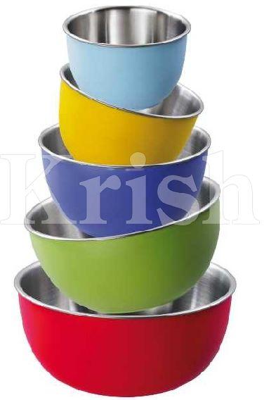 Stainless Steel Plastic Outer Bowls, Feature : Eco-friendly, Hard Structure, Heat Resistance, Light Weight