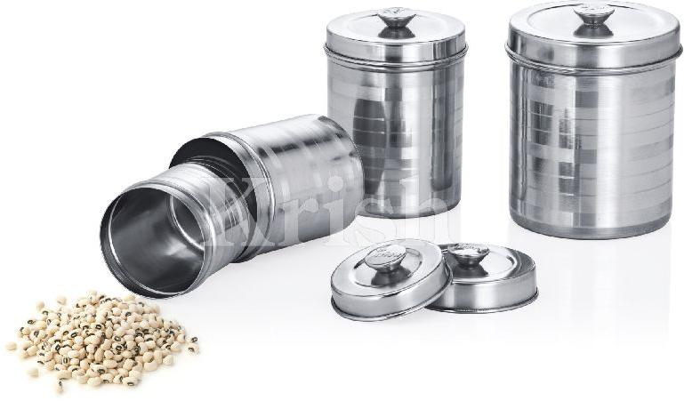 Steel Regular Canister, for Food Packaging, Goods Packaging, Feature : Eco Friendly, Heat Resistance