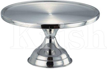 Round Polished Steel Tall Cake stand, for Hotel, Restaurant, Pattern : Plain