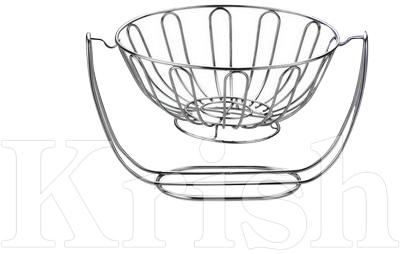 Wire Fruit Basket with Stand