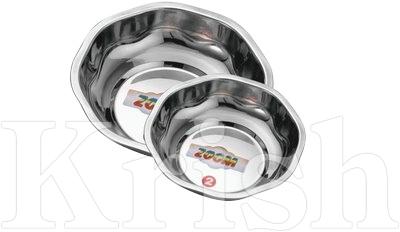 Round Non Coated Stainless Steel Zoom Bowl