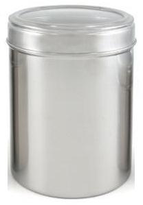 Steel Kitchen Container, Color : Silver