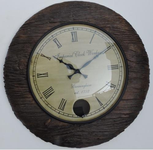 Pendulum Wooden Clock
