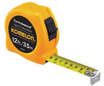 Komelon steel measuring tape, for Industrial
