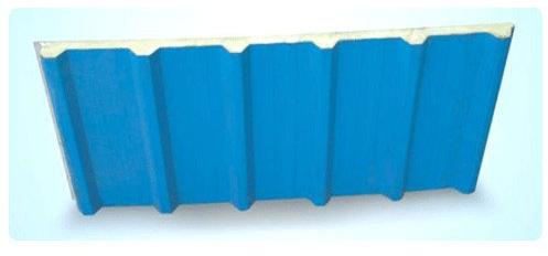 Rectangle PUF Insulated Panels, Color : Blue