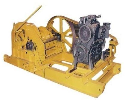 Motorized Piling winch Machine