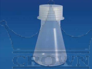 Plastic Conical Flask, for Laboratory Use, Feature : Good Strength, Hard Structure, Long Life