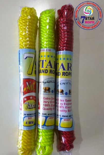 Yellow Nylon Rope, For Industrial at best price in Dombivli